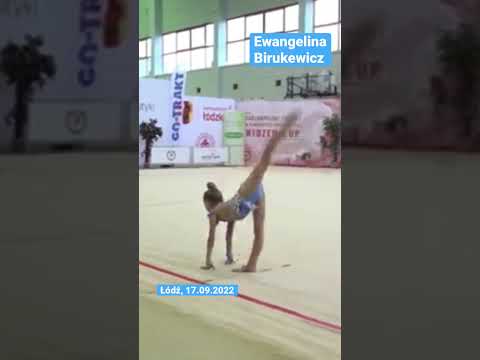 Ewangelina Birukewicz -  2nd place winner of international tournament  "Widziew cup 2022" in Łódź.