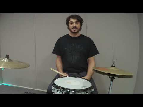 #10 BLUSH-DA RUDIMENT ON A SHUFFLE BLUES GROOVE- GHOST NOTES STUDIES - DB DRUM SCHOOL