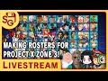 Building Our Own Project X Zone 3 Rosters