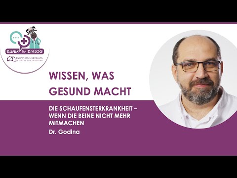 Vortrag von Herrn Dr. Godina: Schaufensterkrankheit - wenn die Beine nicht mehr wollen