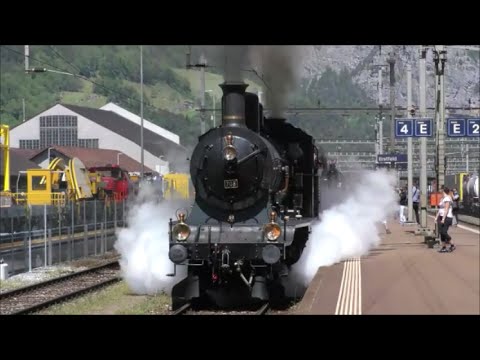 2016-05-21 Volldampf auf der Gotthard-Bergstrecke 2/4 - Erstfeld episodio 2