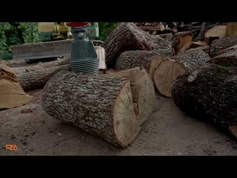 Accessorio per trivella idraulica QM - Spaccalegna SC 50 su Escavatore