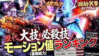 【歴代モンハン 解説】エスピナス亜種のメガフレア。青電主のライトニングブレード。『歴代モンスター達の大技・必殺技のモーション値(基礎威力)をランキング形式で解説！』【モンハン解説シリーズ】