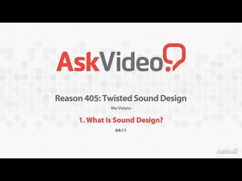 Sound Design Course For Reason Video