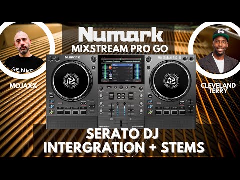 Numark Mixstream Pro Go + Serato DJ + Serato Stems + Battery Powered + Engine DJ 3.0