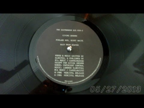 The Sisterhood - Giving Ground (from vinyl)