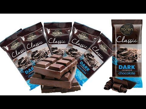 Toren Dark Compound Chocolate ASMR Video | Candy Lovers | chocolate and candies Review 2022