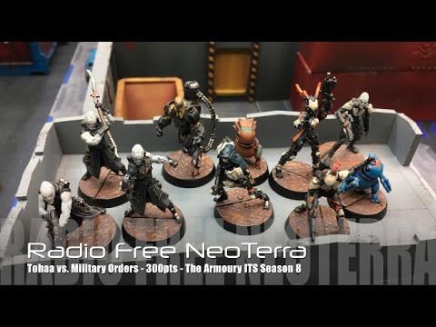Radio Free NeoTerra - Infinity N3 Battle Report - Ep 50 - Tohaa vs. Military Orders
