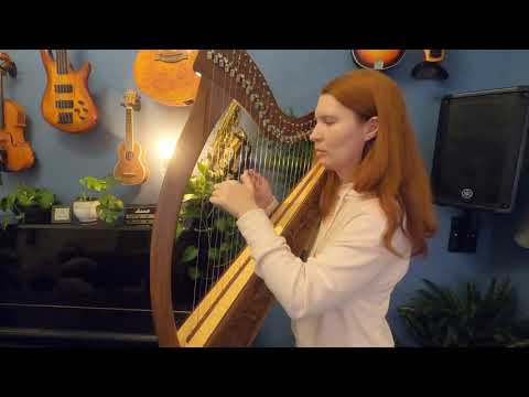 Learning the harp - 1 month - Sound of silence
