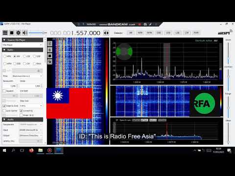 1557 Taiwan Radio Free Asia 11530km with clear ID 7th Nov 2020 21h UTC