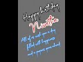 birthday status tamil || name with birthday || Nivetha birthday vedio status|| #everything_with_kc