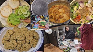 Dhakan or Dabbe ki kahani || Kadhi pakora || Shami kabab | kitchen cleaning