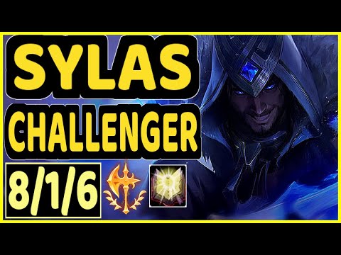 XIOH (SYLAS) - 8/1/6 KDA CHALLENGER GAMEPLAY - EUW