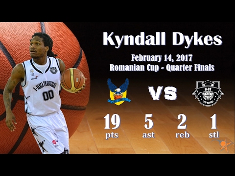 2017.02.14 Kyndall Dykes at CSU Sibiu - Cup Quarter Finals