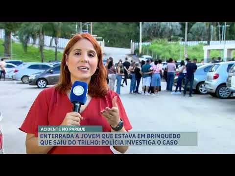 Jovem de 21 anos que morreu em brinquedo de parque de diversões é enterrada em Itabirito (MG)