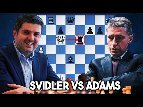 Peter Svidler's Best Game Ever? | Peter Svidler vs Michael Adams 2009|
