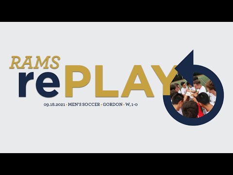 Rams Replay: Men's Soccer vs. Gordon, Sept. 18, 2021