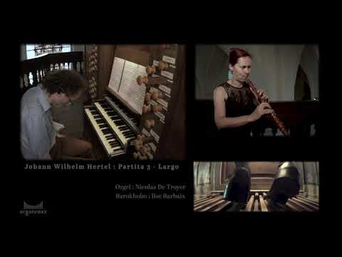 Johann Wilhelm Hertel-  Partita III for oboe and organ