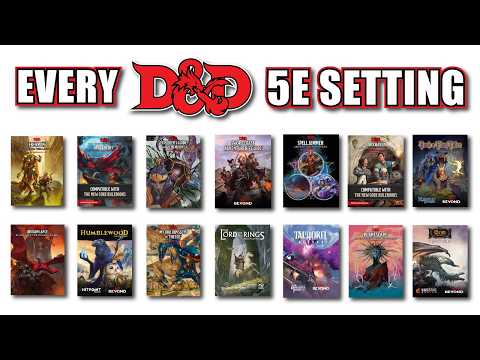 Explaining Every D&D 5E Campaign Setting In 19 Minutes