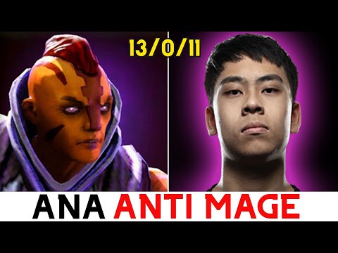 ana "THE HUMBLE GOD" Playing AntiMage With 0 -Death | DOTA 2 MICRO