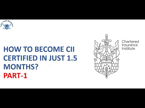 How to become CII certified in just 2 Months Pt1