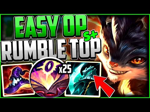 How to Rumble & CARRY for Beginners + Best Build/Runes | Rumble Guide Season 13 League of Legends