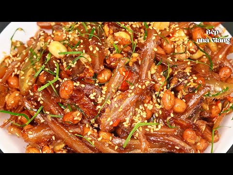 Cách làm CÁ CƠM RIM LẠC cực Giòn, bảo quản lâu được, kinh doanh được