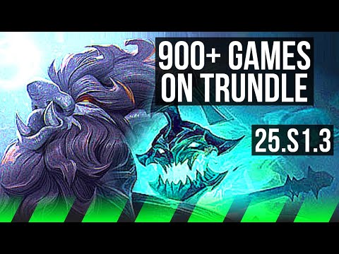 TRUNDLE vs HECARIM (JGL) | 8/2/8, 900+ games | EUW Master | 25.S1.3