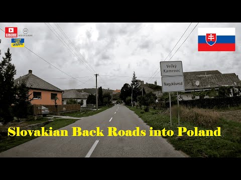 Crossing from #HUNGARY to #SLOVAKIA at Pacin | Thumbs up Slovakian back roads 👍 🇷🇴 🇸🇰 4K