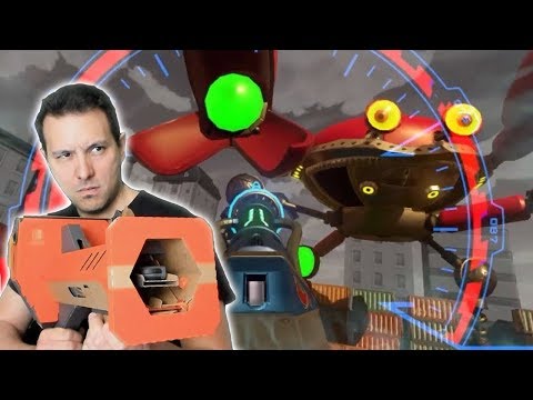 THIS Is How Nintendo Labo VR Gameplay ACTUALLY Looks Like! Through The Lens Video Of Blaster Game!