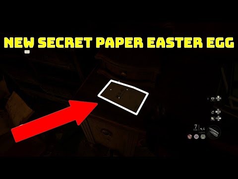 NEW SECRET MG42 PAPER EASTER EGG IN GROESTEN HAUS ZOMBIES MAP (COD:WWII ZOMBIES)