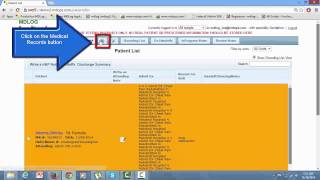 Medical Records Management - MDLog web Interface