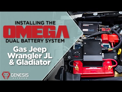 Genesis Offroad Omega Dual Battery Kit | 185-JTOMEGA | 2020 - 2025 Jeep Gladiator JT 3.6L Gas