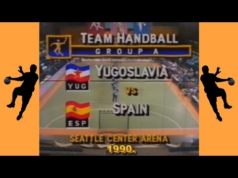 HANDBALL гандбол rukomet balonmano 1990 FULL MATCH JUGOSLAVIJA ESPAÑA SEATTLE