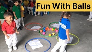 Recognize The Number ||Count The Balls ||Nursery Class ||Krishna Smart School