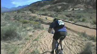The 2009 24 Hours of Moab race. Much sand has washed away, leaving more rocky sections than in this video.