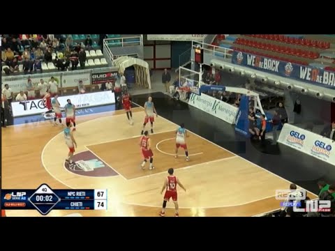 Basket A2: Rieti - Mokambo Chieti 67-74 - Rajola: "Grande prova di squadra"