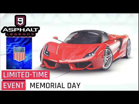 Asphalt 9 Legend-Exotic Rides W70-Memorial Day Event|C2Kun Gaming