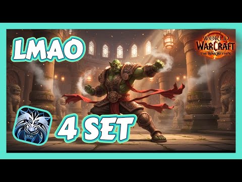 🔥11.2.5 Windwalker Monk 4set PvP: OP like hell! | Season 3 War Within Battleground WoW