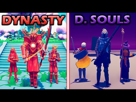 DARK SOULS TEAM vs EMPEROR DYNASTY - Totally Accurate Battle Simulator | TABS
