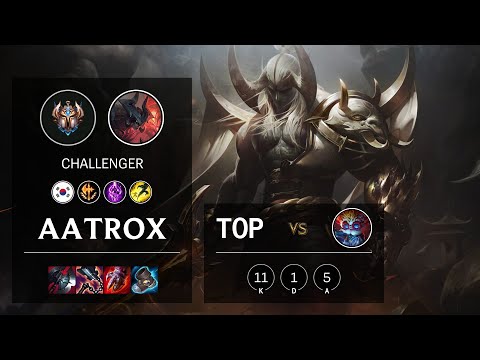 Aatrox Top vs Heimerdinger - KR Challenger Patch 10.25b