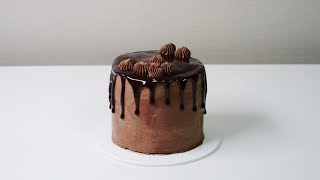 초코 바나나 케이크 만들기 (+먹는소리) Banana chocolate cake | 한세