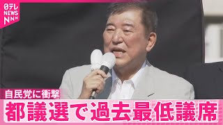 【自民党】「参院選への影響避けられない」都議選で過去最低議席