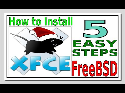 How to Install XFCE in FreeBSD in 5 Easy Steps...