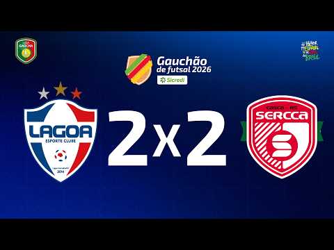 GOLS DO JOGO | LAGOA EC 2 X 2 SERCCA | RODADA 13 | GAUCHÃO SICREDI DE FUTSAL 2026