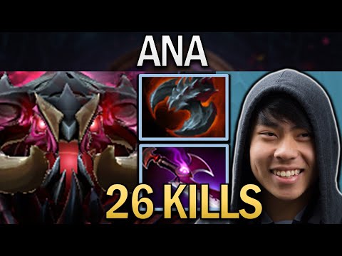 Shadow Fiend Dota 2 Gameplay Ana with 26 Kills and Pike