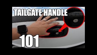 How to Replace TailGate Handle for GM 1999 - 2007 CHEVY GMC CADILLAC DIY