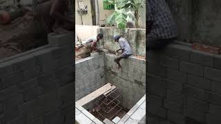 SEPTIC TANK BUILT WITH INTERLOCKING BRICKS