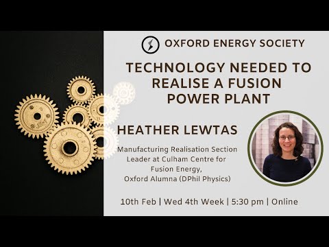 Week 4: Technology Needed to Realise a Fusion Power Plant