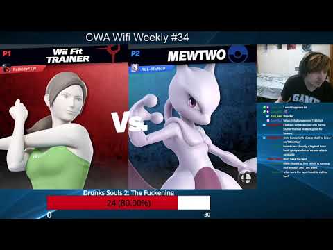 CWA Wifi Weekly 34 - Fatkid (Wii Fit Trainer) vs All (Mewtwo) Winners Round 2